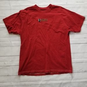 American Eagle Red T-Shirt Large